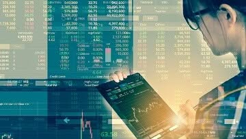 Woman trading